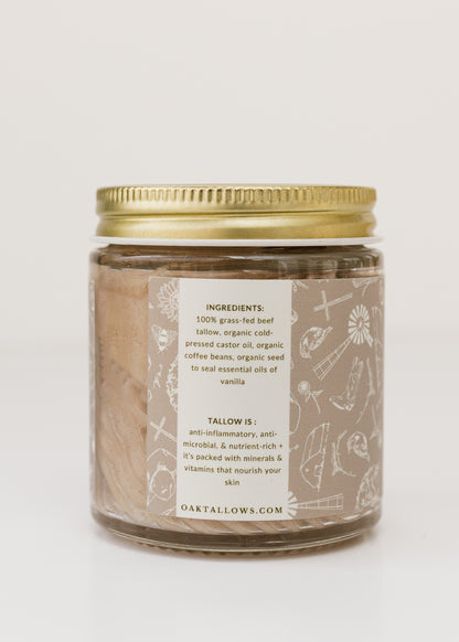 Latte Whipped Tallow (coffee + vanilla infused)