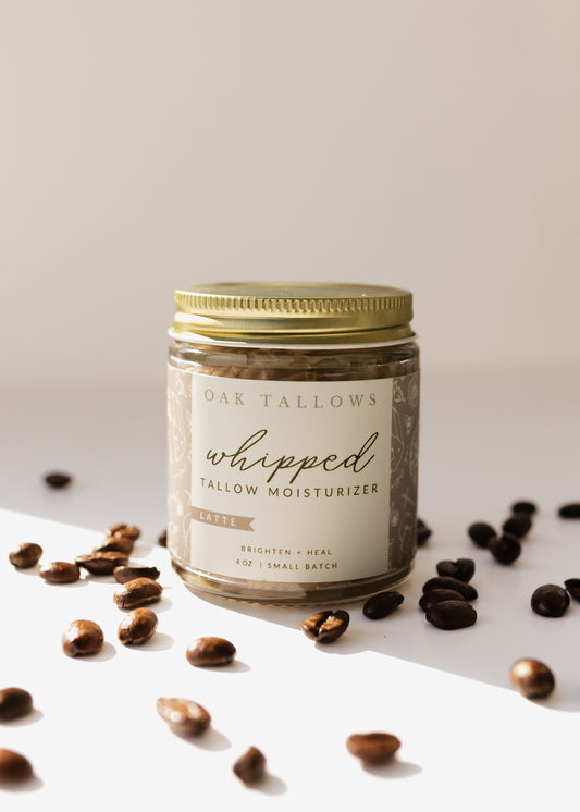 Latte Whipped Tallow (coffee + vanilla infused)