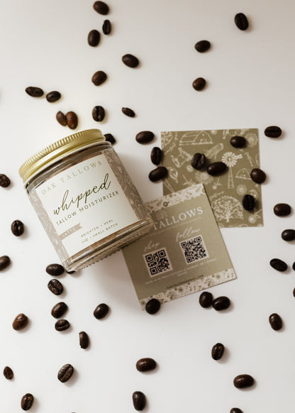 Latte Whipped Tallow (coffee + vanilla infused)